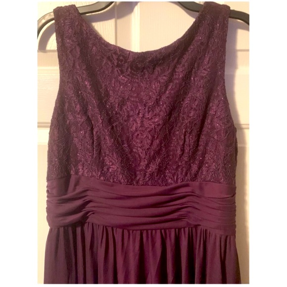 JH EVENINGS Plum Sparkly Cocktail Party Wedding Guest Dress NWT 14 - Picture 2 of 8